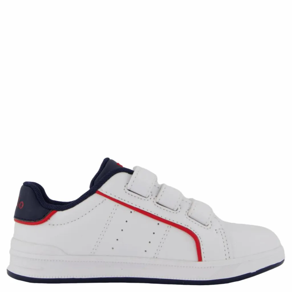 Heritage Court Iii Ez T-white Smooth/navy W/ Navy Pp*Ralph Lauren Junior Hot