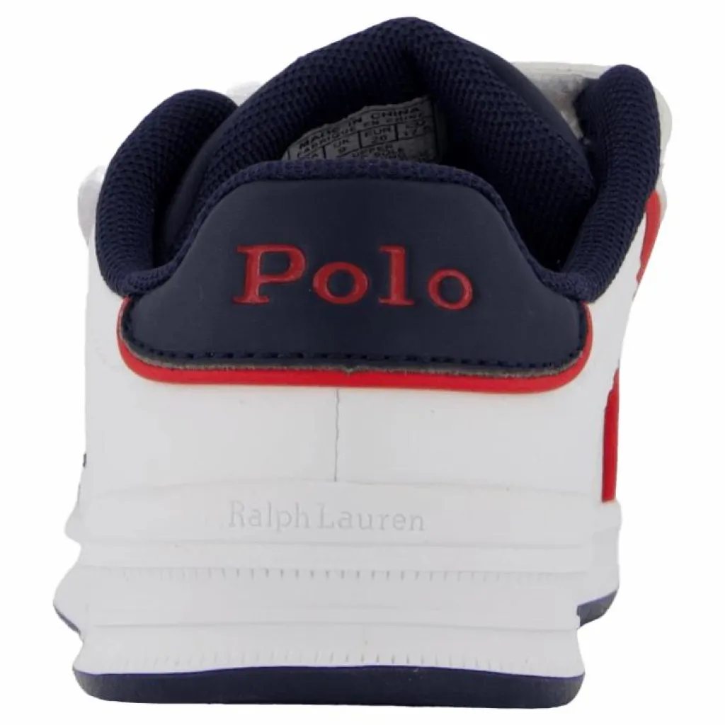 Heritage Court Iii Ez T-white Smooth/navy W/ Navy Pp*Ralph Lauren Junior Hot