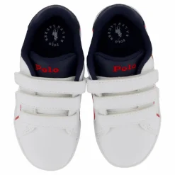 Heritage Court Iii Ez T-white Smooth/navy W/ Navy Pp*Ralph Lauren Junior Hot