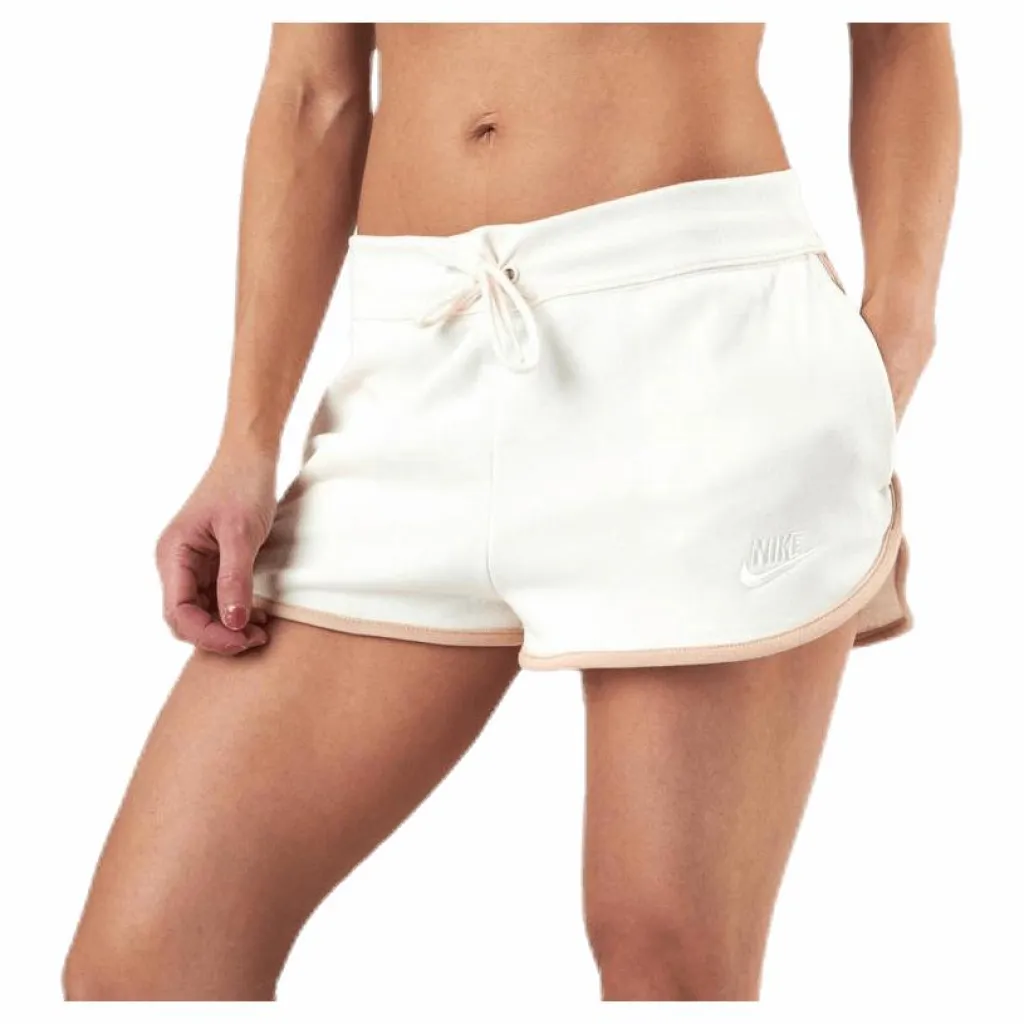 Nike Heritage Fleece Short White Vit Clearance