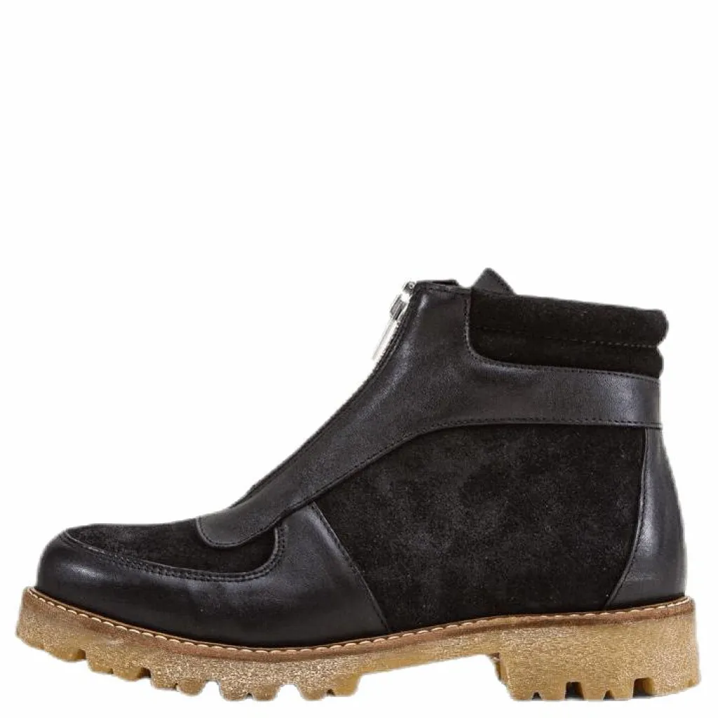 Herla Leather Boot Black*Pieces Best
