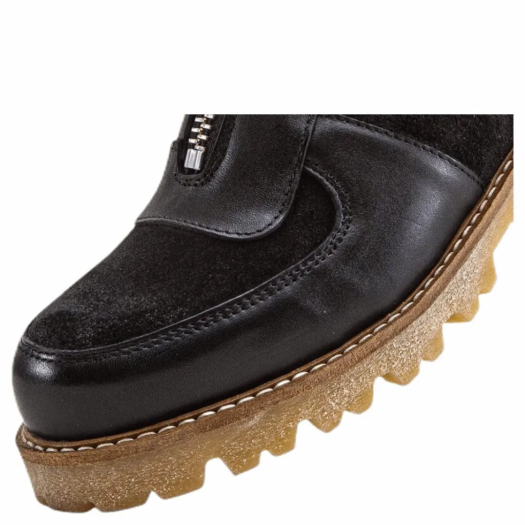 Herla Leather Boot Black*Pieces Best