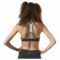 Hero Racer Padded Bra Green/Black*Reebok Hot