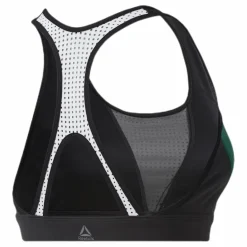 Hero Racer Padded Bra Green/Black*Reebok Hot