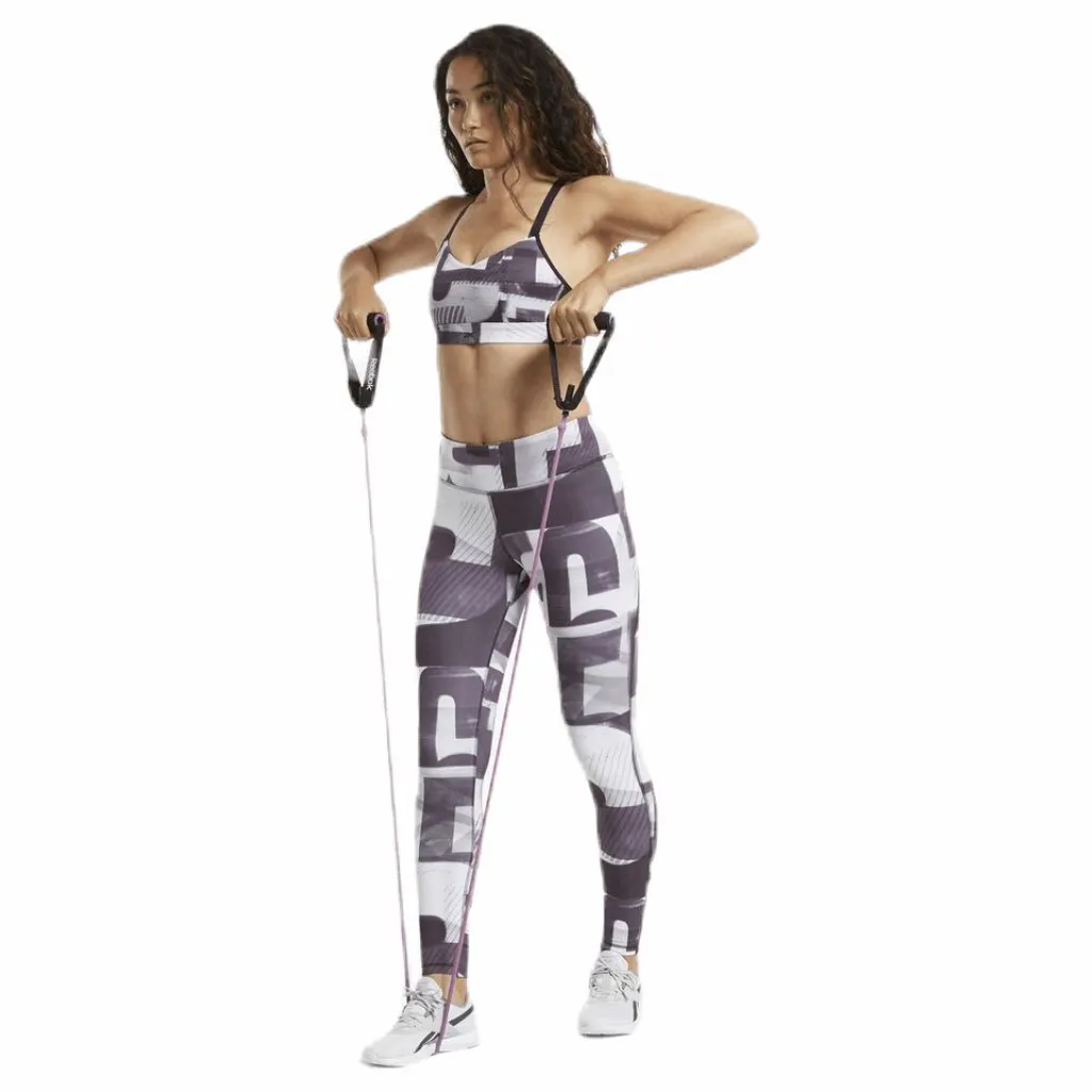 Reebok Hero Strappy Bra White/Black Vit och Svart Discount