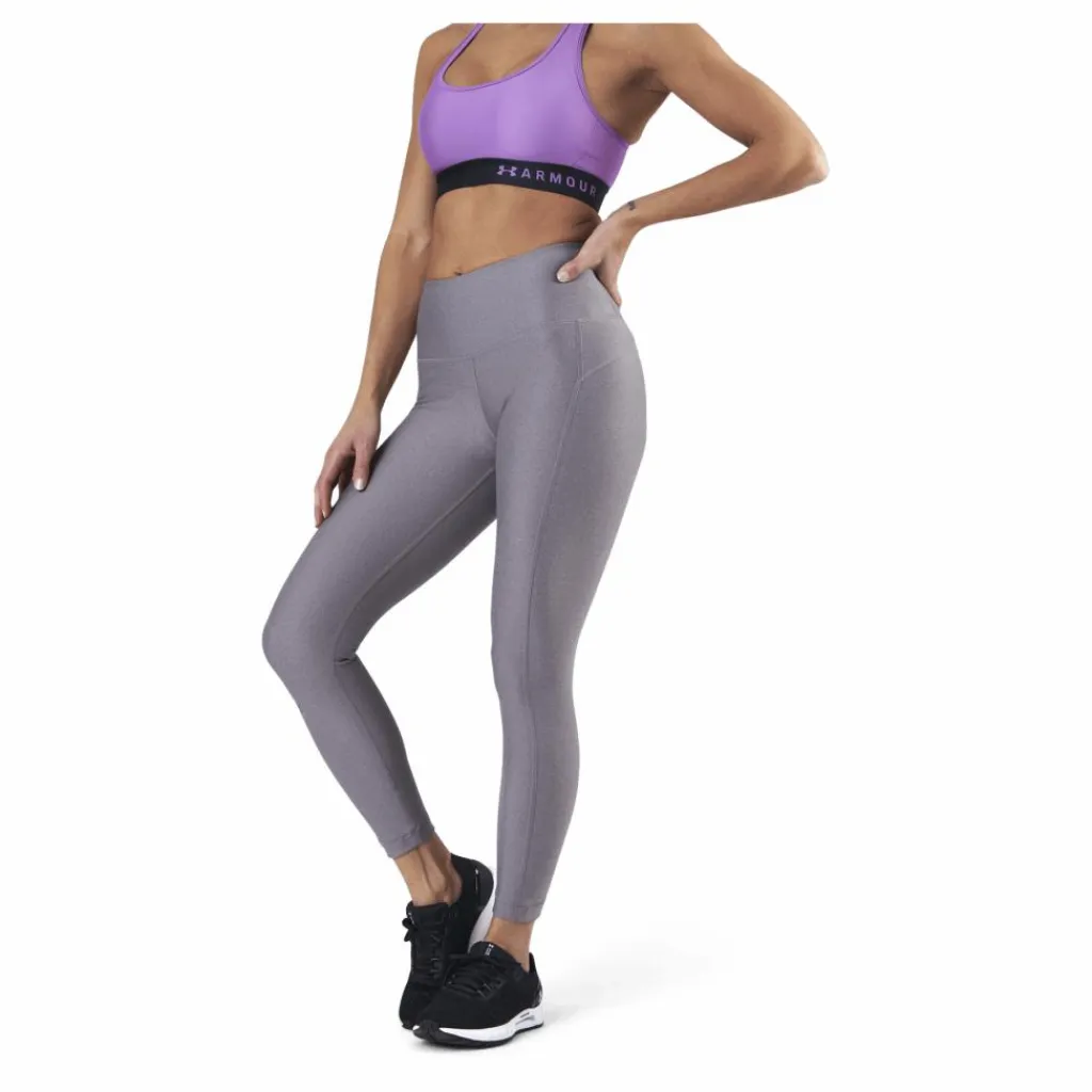 Under Armour HG Armour Hi-Rise Ankle Crop Purple Lila New