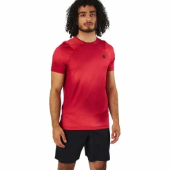 Under Armour HG Rush Fitted SS Printed Brown Brun Sale