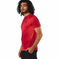 Under Armour HG Rush Fitted SS Printed Brown Brun Sale