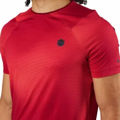 Under Armour HG Rush Fitted SS Printed Brown Brun Sale