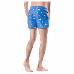 Happy Socks Hibiscus Swim Shorts Blue Blå Hot