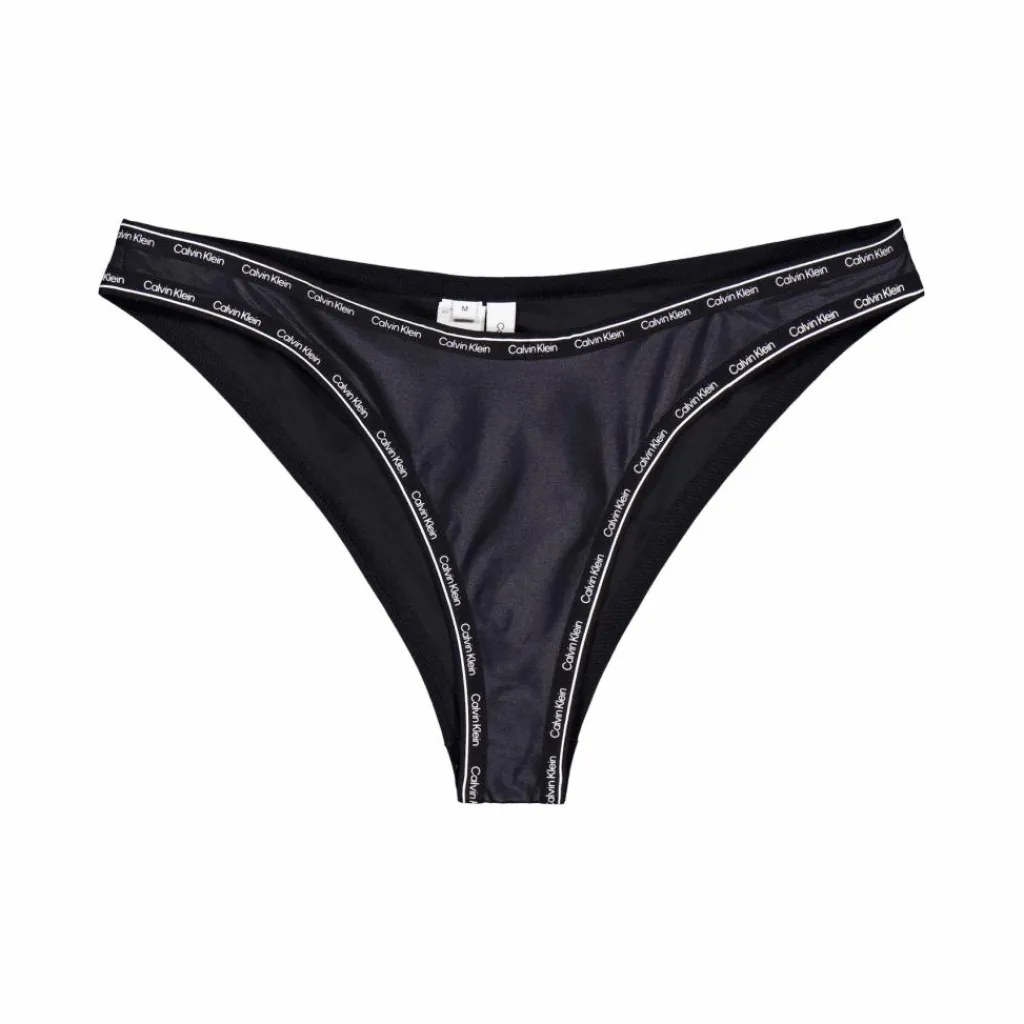 High Leg Cheeky Bikini Black*Calvin Klein Outlet