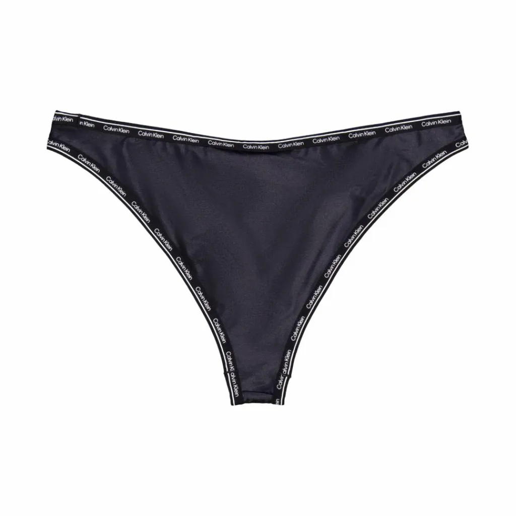High Leg Cheeky Bikini Black*Calvin Klein Outlet