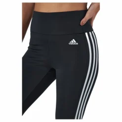 High Rise 3-Stripes 3/4 Sport Tights Black / White*adidas Clearance