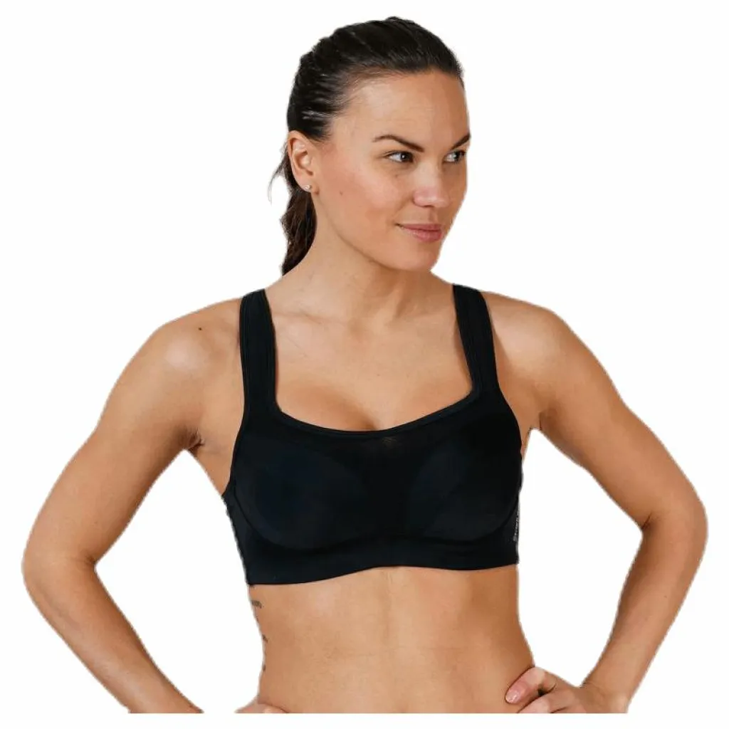Stay in place High Support Sports Bra E Black Svart Hot