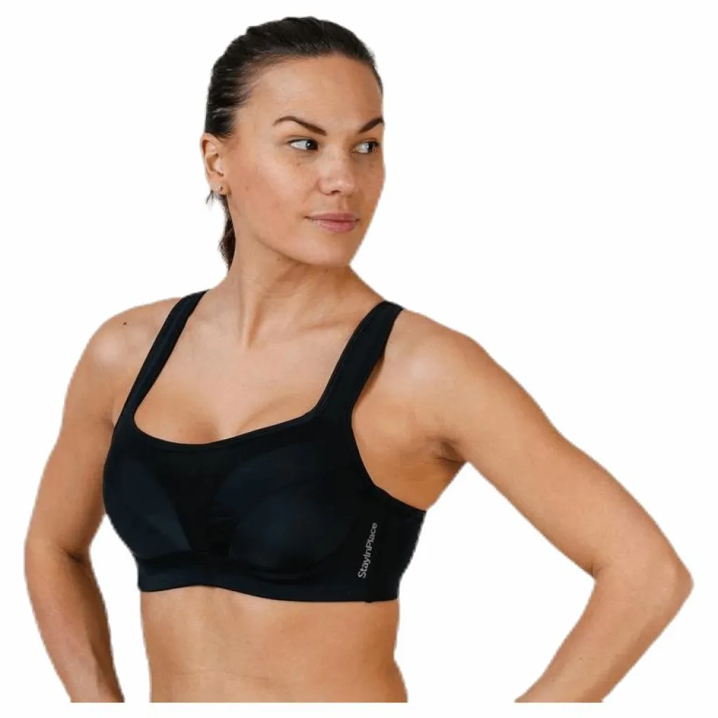 Stay in place High Support Sports Bra E Black Svart Hot