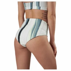 Röhnisch High Waist Brief White/Green Vit och Grön Hot