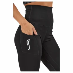 RS High Waist Tights - Side Pocke Black Svart Clearance