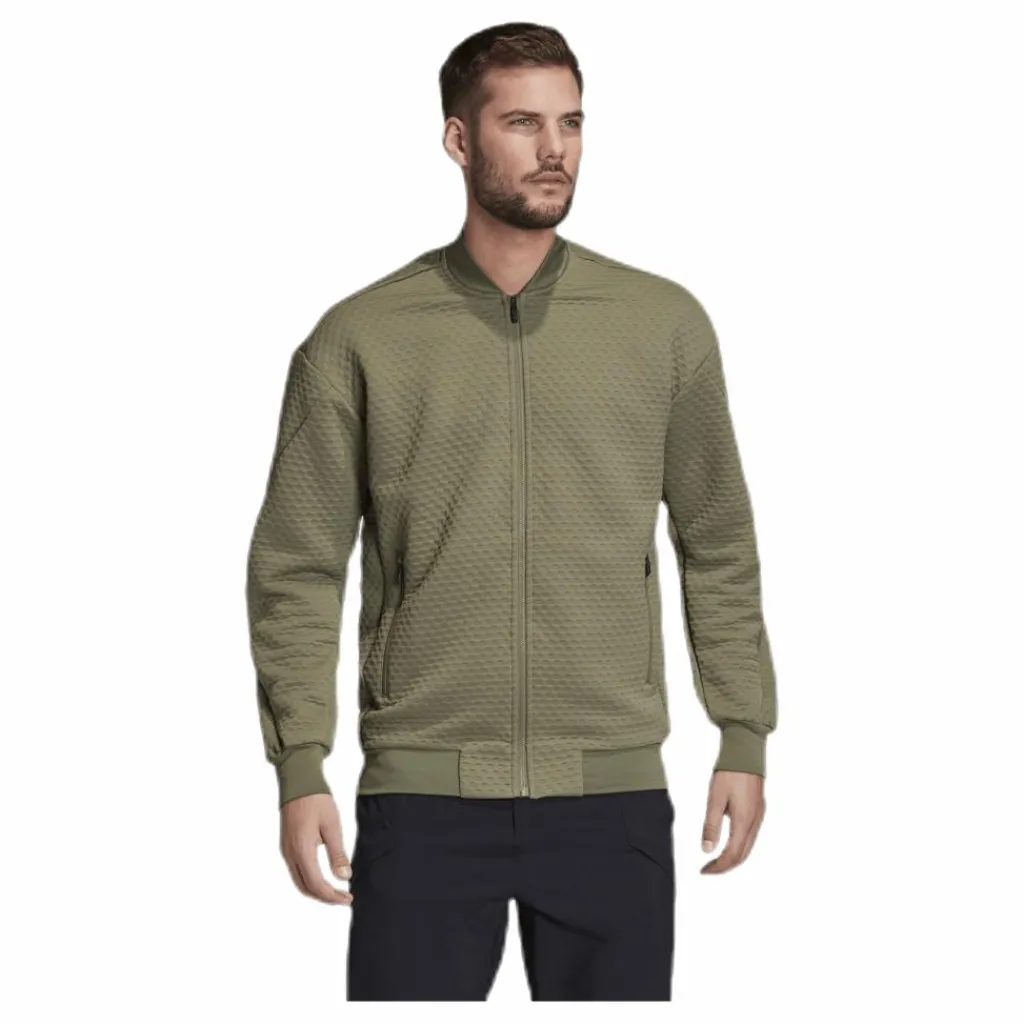 adidas Hike Fleece Jacket Green Grön Clearance