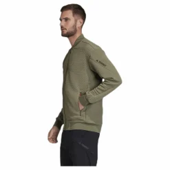 adidas Hike Fleece Jacket Green Grön Clearance