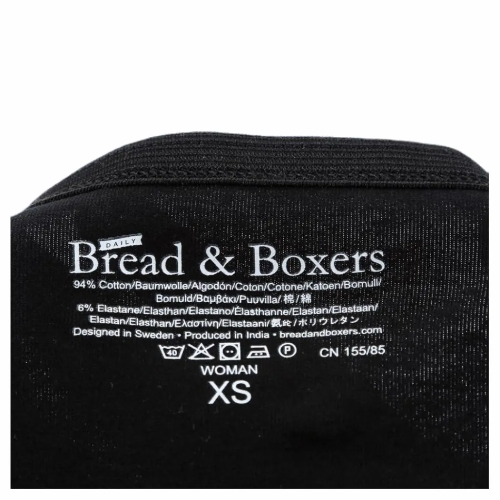 Bread & Boxers Hipster Black Svart Outlet