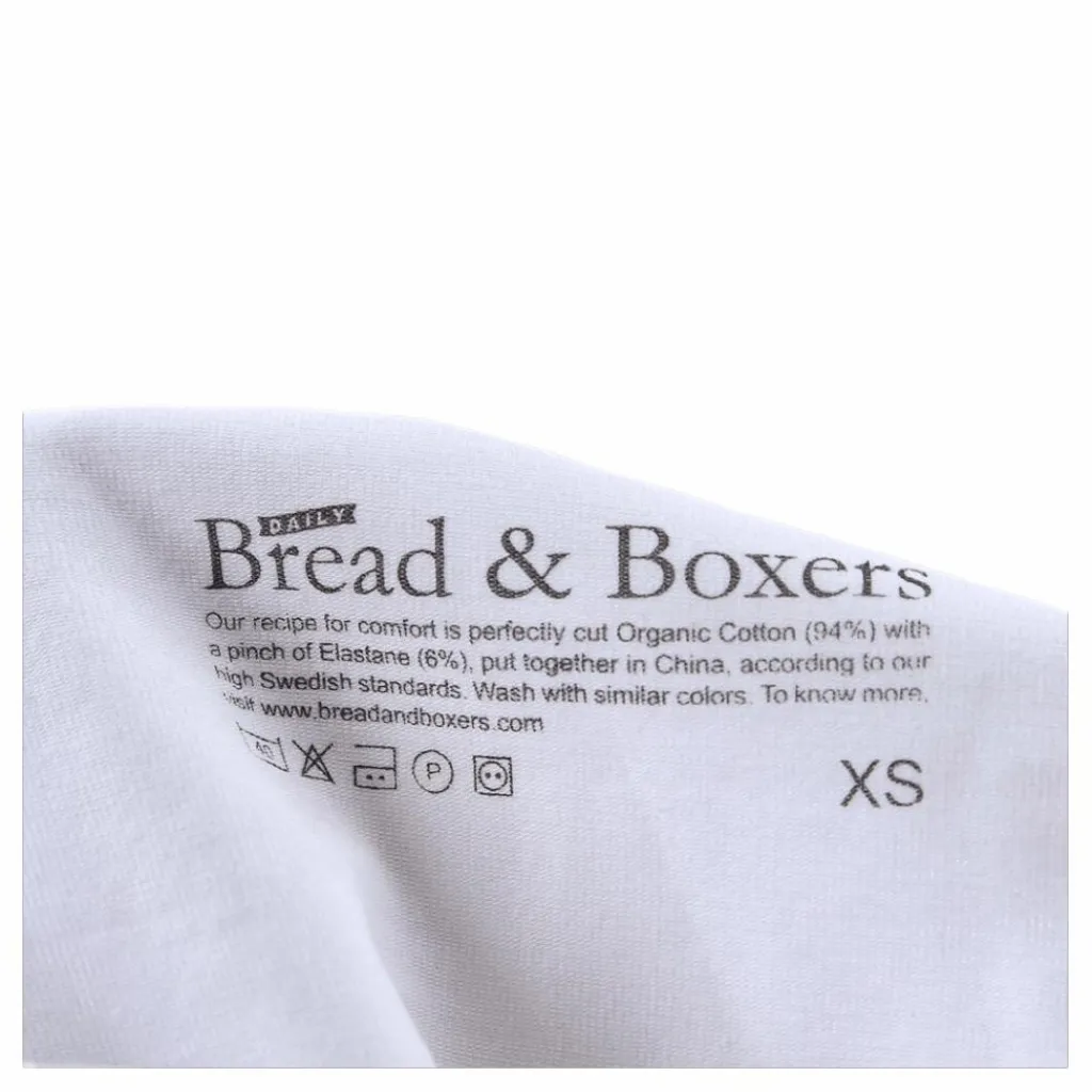 Bread & Boxers Hipster White Vit New