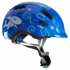 Hjälm Smiley 2.0 m/grönt spänne Blue*Abus Hot