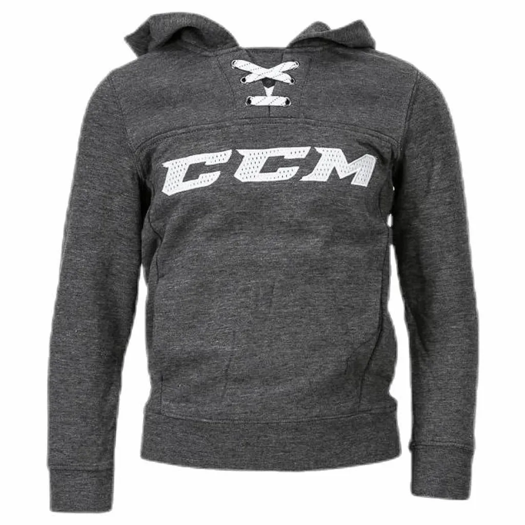 CCM Hockey Hoody Junior Gr 120 Grey Grå New