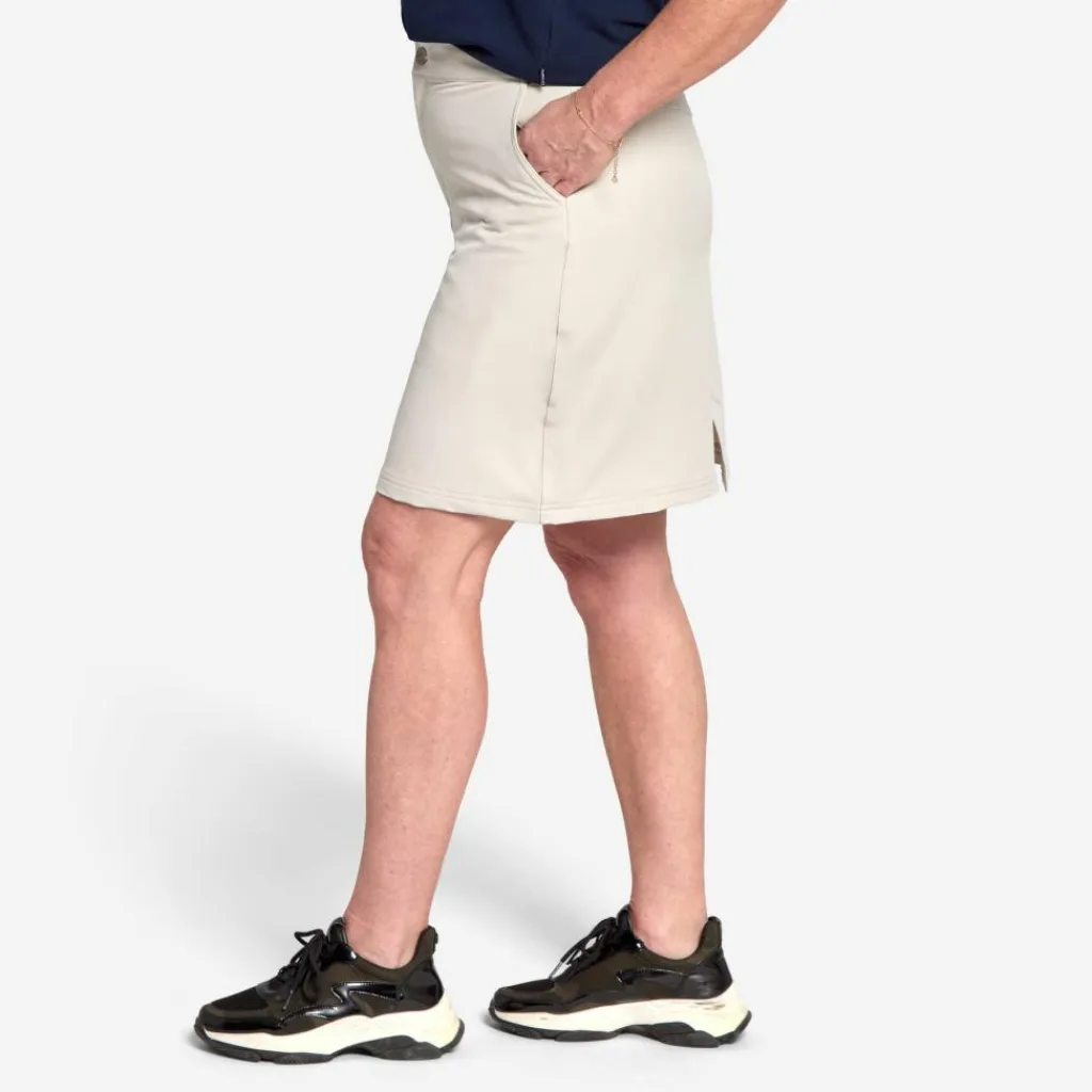 Tuxer Hollie Reco Skort Stone Grå Outlet
