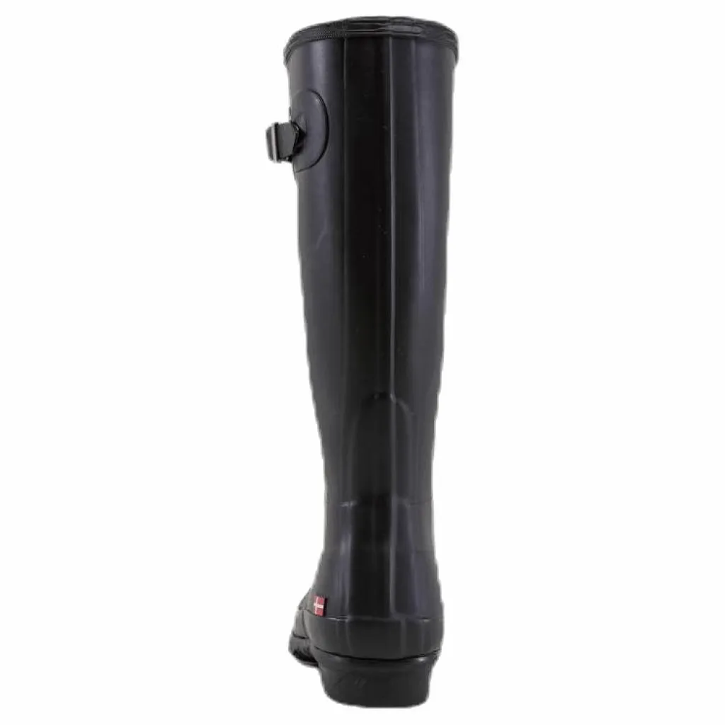 Mols Homebush W Rubber Boot Black Svart Clearance