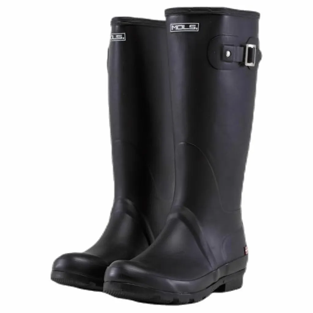 Mols Homebush W Rubber Boot Black Svart Clearance