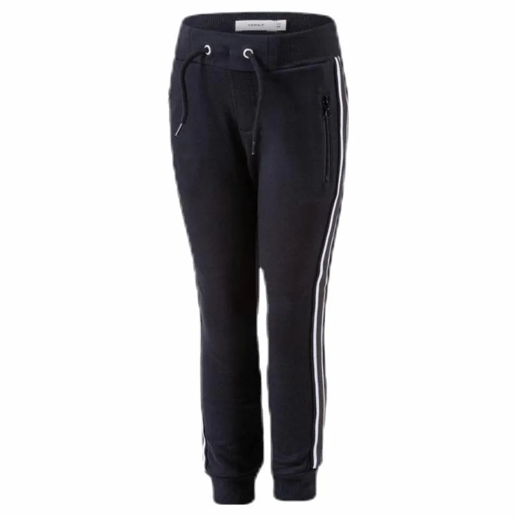 Name It Honk Bru Swe Pant Black Svart Clearance