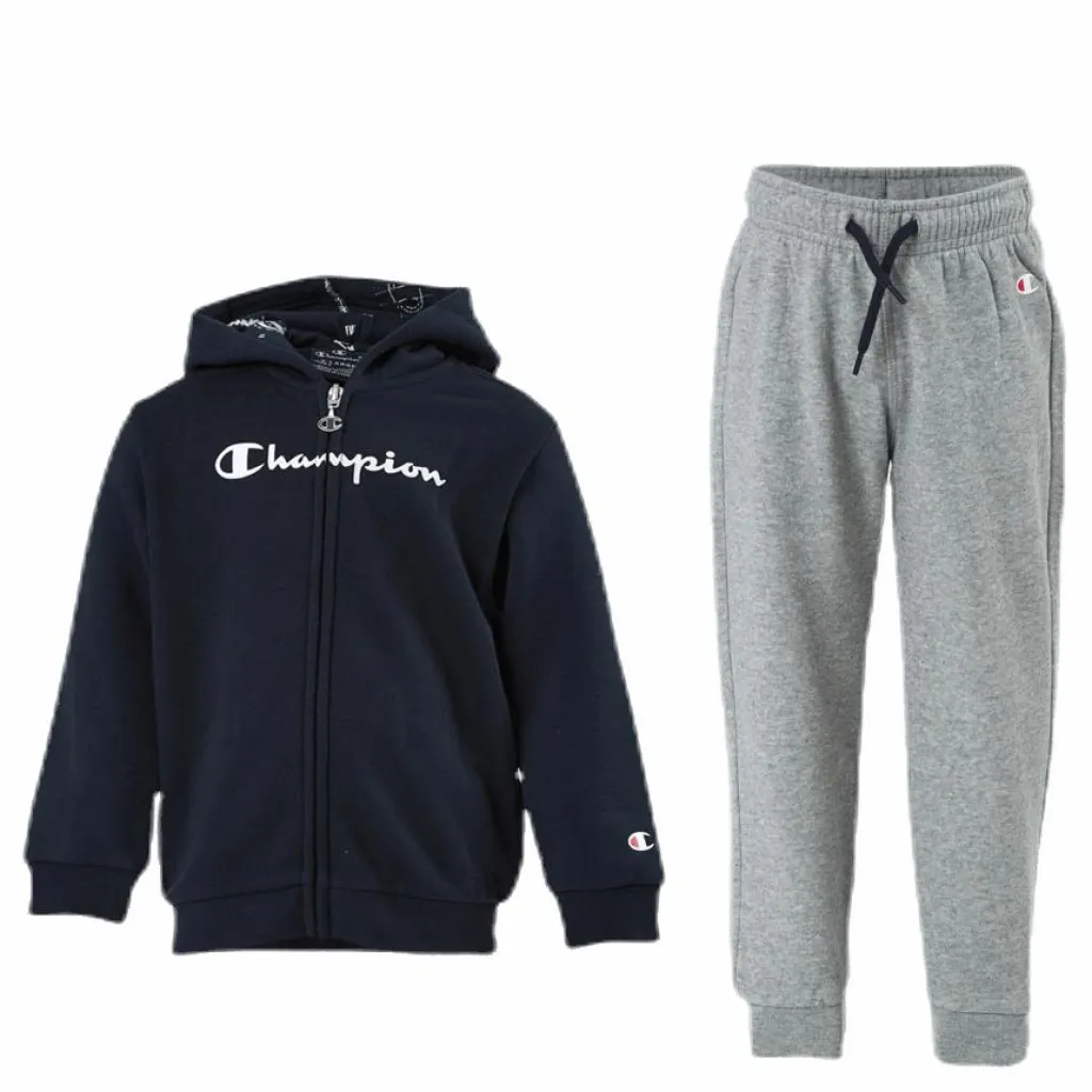 Hooded Full Zip Suit Junior Blue*Champion