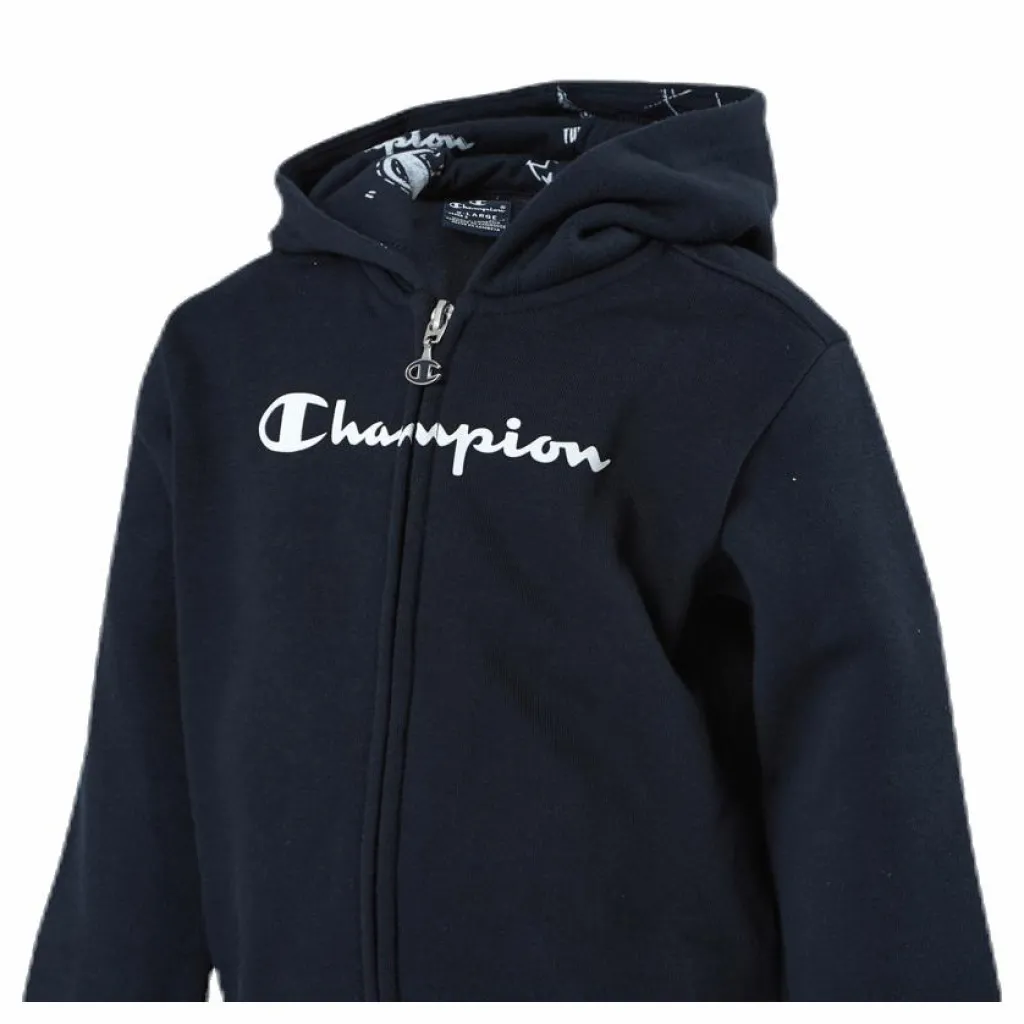 Hooded Full Zip Suit Junior Blue*Champion