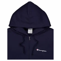 Champion Hooded Full Zip Sweatshirt Sky Captain Blå Online