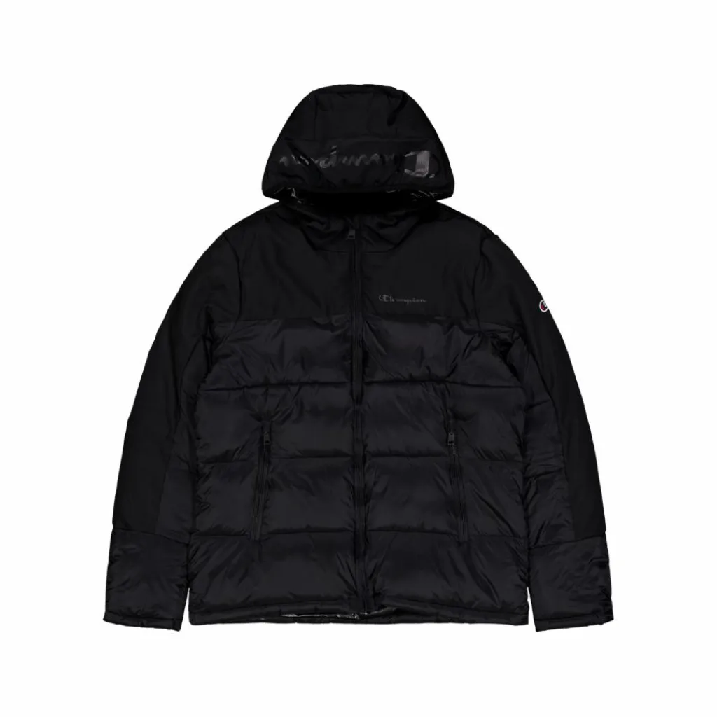 Champion Hooded Jacket Black Beauty Svart Online