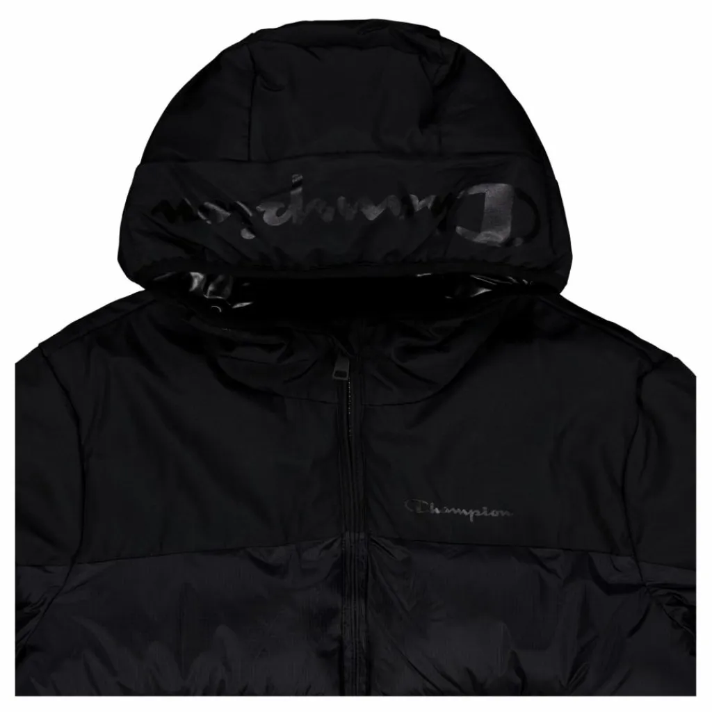 Champion Hooded Jacket Black Beauty Svart Online