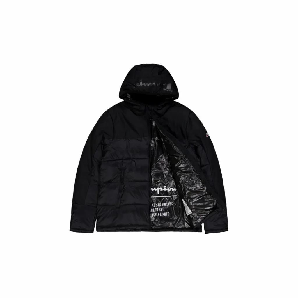 Champion Hooded Jacket Black Beauty Svart Online