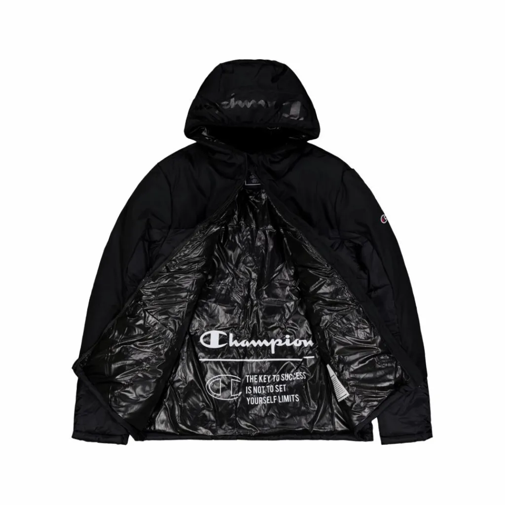 Champion Hooded Jacket Black Beauty Svart Online