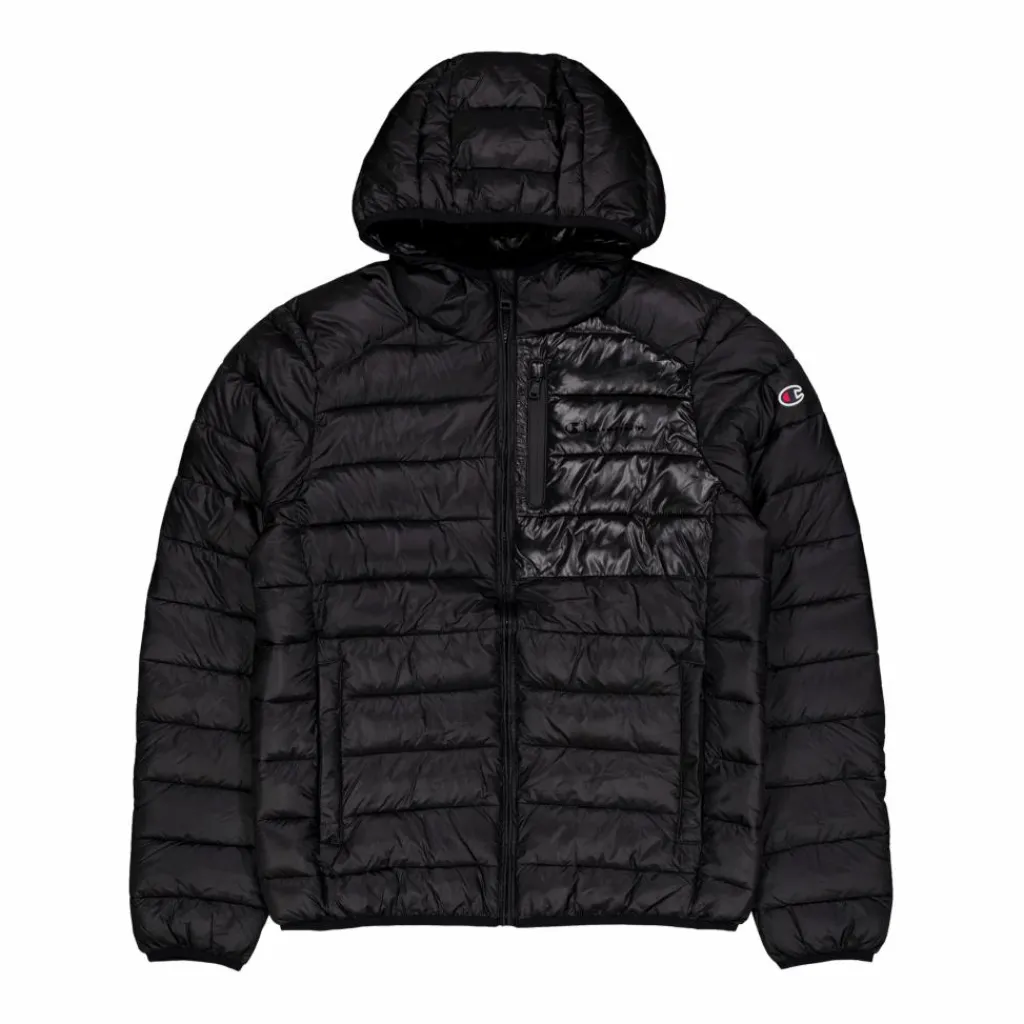Champion Hooded Jacket Black Beauty Svart Best