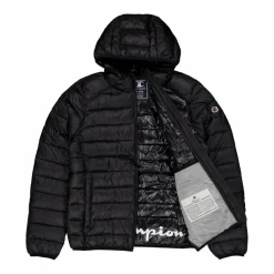Champion Hooded Jacket Black Beauty Svart Best