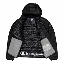 Champion Hooded Jacket Black Beauty Svart Best