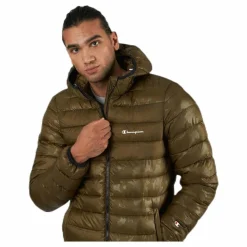 Hooded Jacket Green*Champion Outlet