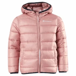 Champion Hooded Jacket Junior Pink Rosa Best