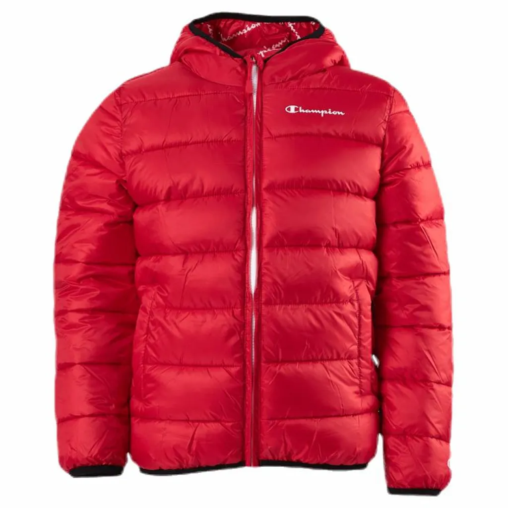 Hooded Jacket Junior Red*Champion Clearance