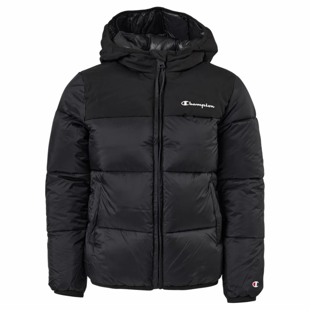 Champion Hooded Jacket Kk001 Svart Online