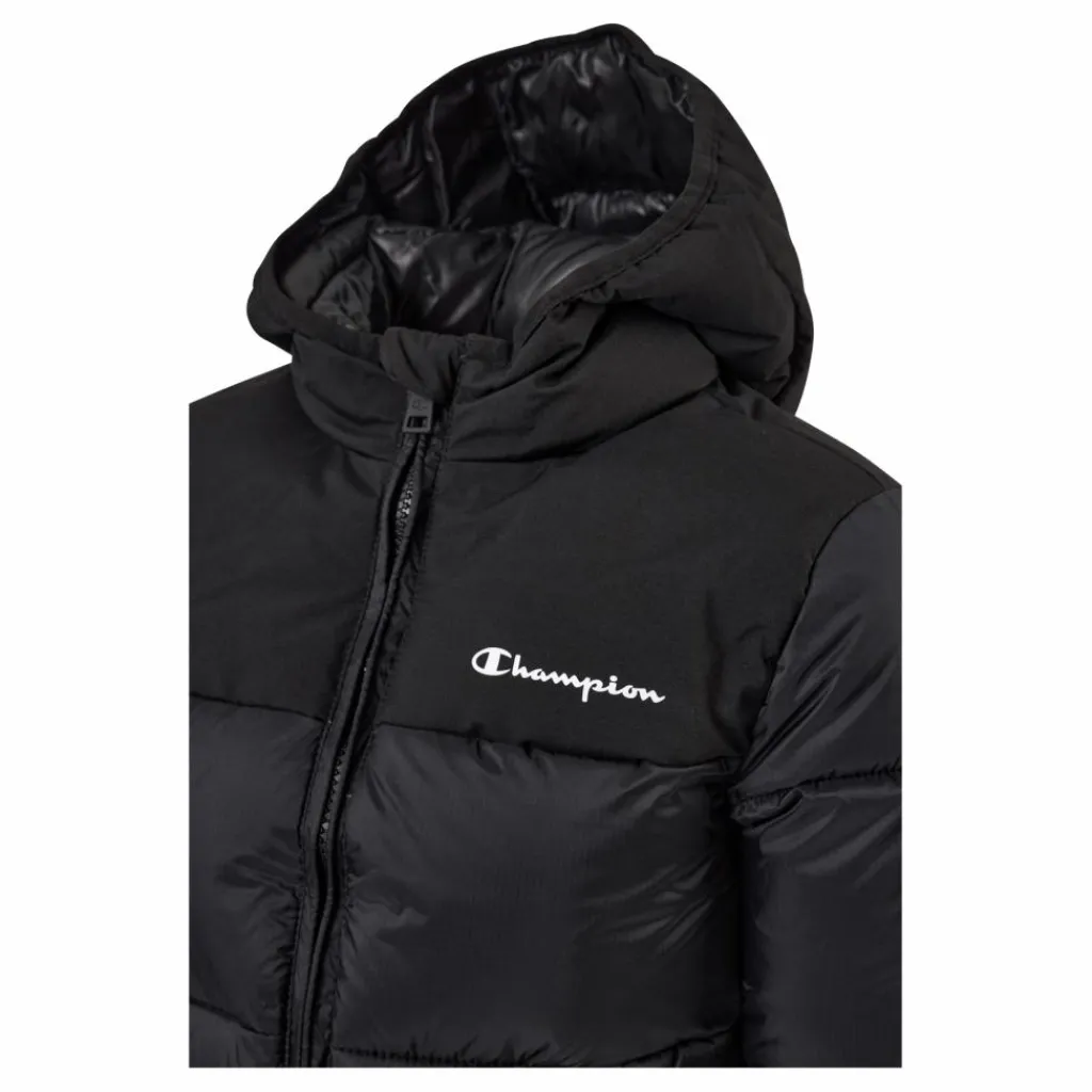 Champion Hooded Jacket Kk001 Svart Online
