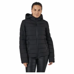 Hooded Polyfilled Jacket Black Beauty*Champion