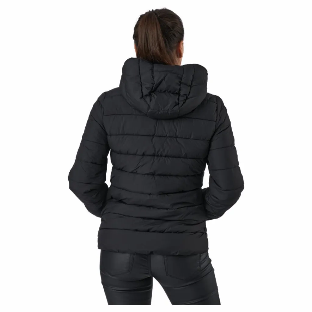Hooded Polyfilled Jacket Black Beauty*Champion