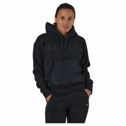 Champion Hooded Sweatshirt Black Beauty Svart Clearance