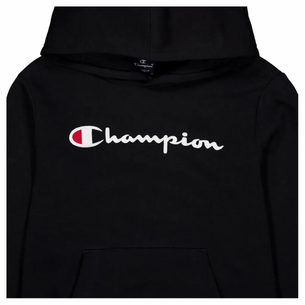 Champion Hooded Sweatshirt Black Beauty Svart Discount